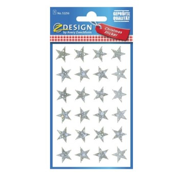 NAKLEJKI BOŻONARODZENIOWE GWIAZDY 52256