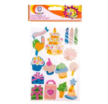 NAKLEJKI DEKORACYJNE PARTY 16SZT 5431