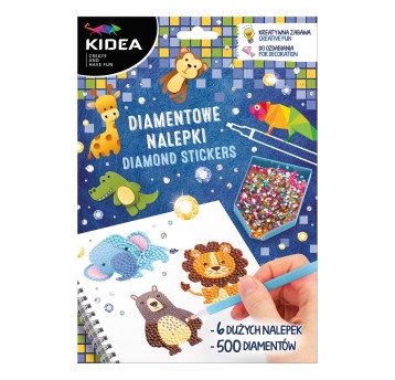 NAKLEJKI DIAMENTOWE WESOĹE ZWIERZÄTA KIDEA 4628