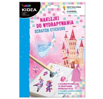NAKLEJKI DO WYDRAPYWANIA KIDEA MAGICZNY ŚWIAT
