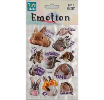 Naklejki emotions - króliki 8691