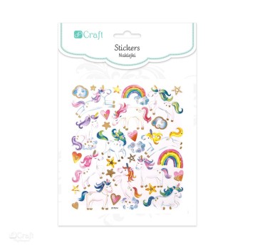 NAKLEJKI - JEDNOROŻCE, 31 SZT. A'5 4683