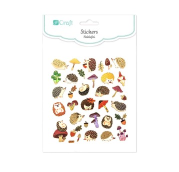 NAKLEJKI - JEŻE 34 SZT. 9472 A'5