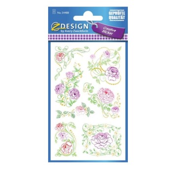 NAKLEJKI KREATYWNE KWIATY 54488