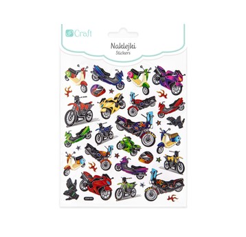 NAKLEJKI - MOTOCYKLE 34 SZT. 7288 A'5