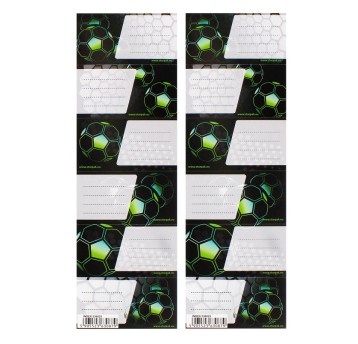 NAKLEJKI NA ZESZYT FOOTBALL STK PB A'25 0879