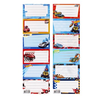 NAKLEJKI NA ZESZYT HOT WHEELS STK A'25 0824