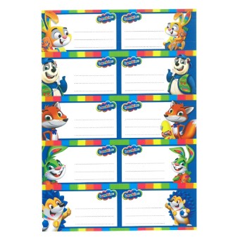 NAKLEJKI NA ZESZYTY BAMBINO STANDARD 1458 (20)