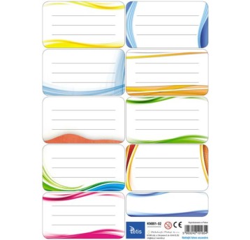 NAKLEJKI NA ZESZYTY I KSIĄŻKI KN001-02 (25) 1854