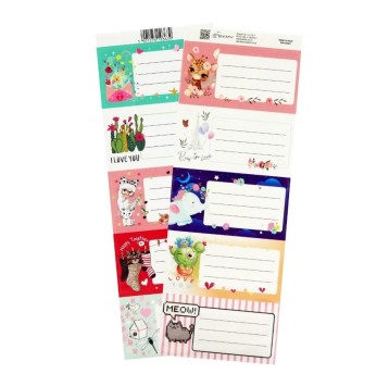 NAKLEJKI NA ZESZYTY/ NO NAME DZIEWCZYNKA 3639