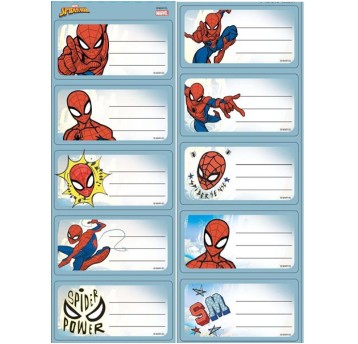 NAKLEJKI NA ZESZYTY SPIDER MAN 1232 A'15
