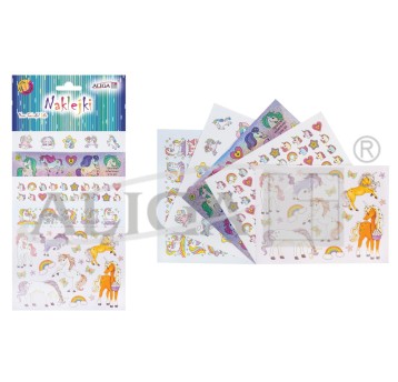 Naklejki NK-0148 "jednoro?ce", rozm. 13,5x10cm