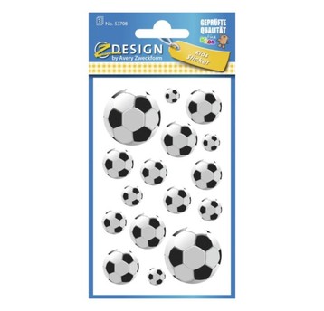 NAKLEJKI PAPIEROWE FOOTBALL 53708