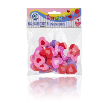 NAKLEJKI SAMOPRZYLEPNE NA PIANCE SERCA 7224