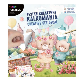 NAKLEJKI TRANSFEROWE - KALKOMANIA E KIDEA 0477