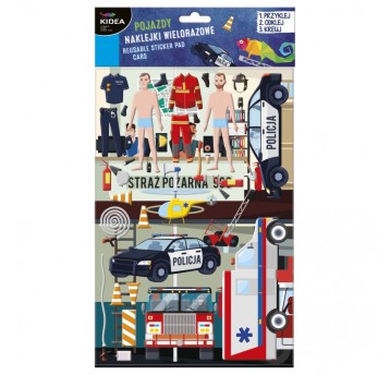 NAKLEJKI WIELORAZOWE POJAZDY KIDEA 9949