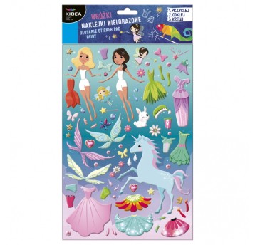 NAKLEJKI WIELORAZOWE WRÓŻKI KIDEA 9963