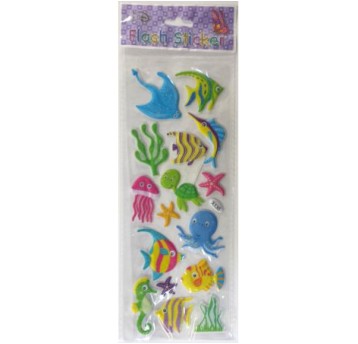 NAKLEJKI Z BROKATEM MIX 8020