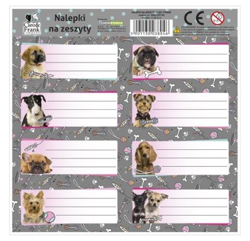 NALEPKI NA ZESZYT CLEO I FRANK (PSY) A'25 8820