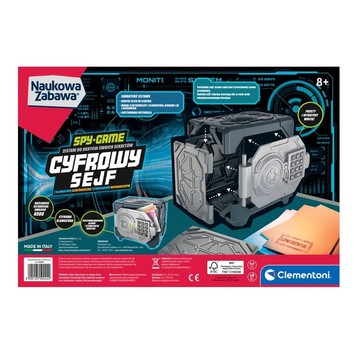 NAUKOWA ZABAWA CYFROWY SEJF CLEMENTONI 4442