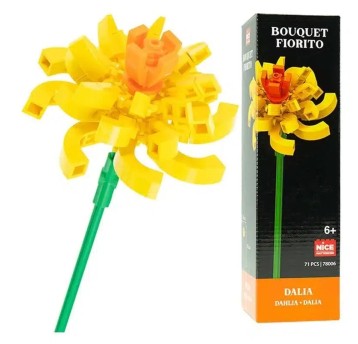 NICE KWIATY Z KLOCKÓW 198 DALIA 8056779780003