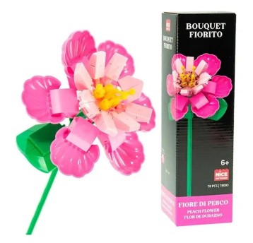 NICE KWIATY Z KLOCKÓW 198 KW BRZOSKW 8056779780003