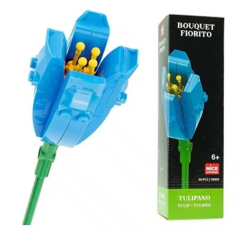 NICE KWIATY Z KLOCKÓW 198 TULIPAN 58EL 80003