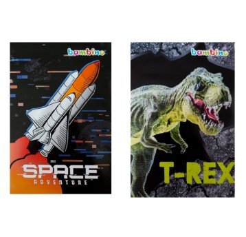 NOTATNIK A6/50K KRATKA MIX CHŁOPIEC 7696 A'10