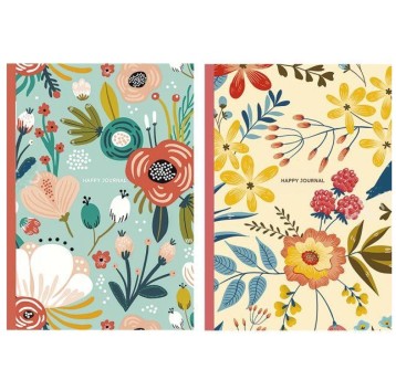 NOTES A5/48K KROPKOWANY HAPPY JOURNAL A'4 8527