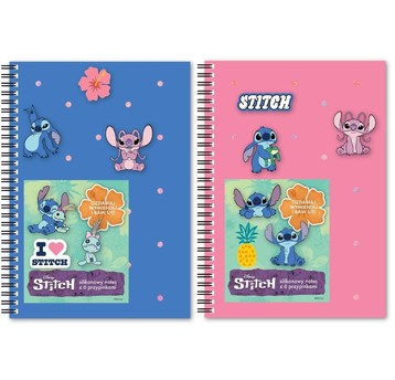 NOTES NA SPIRALI A5/80K KRATKA Z PRZYPINKAMI 6678