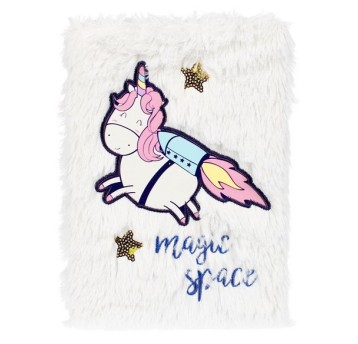 NOTES PLUSZOWY A5 UNICORN SPACE 0794