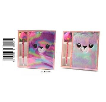 NOTES PLUSZOWY Z DŁUGOPISEM (60) 8712