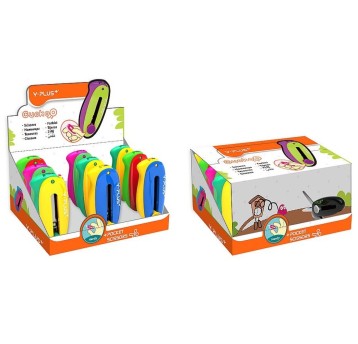 NOŻYCZKI DZIECIĘCE SKŁADANE Z OSTRZEM A'12 7848