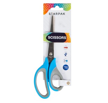 NOŻYCZKI MET Z GUM 21 CM STK 12/120 6013