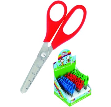 NOŻYCZKI SZKOL. 829-GR1502 Z LINIJKĄ (30) 130-1176