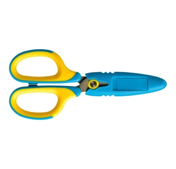 NOŻYCZKI SZKOLNE 135MM ŻÓŁTO-NIEB. GN265-YN 9321