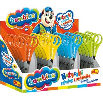 NOŻYCZKI SZKOLNE BAMBINO (24) MINI ZOO 1932
