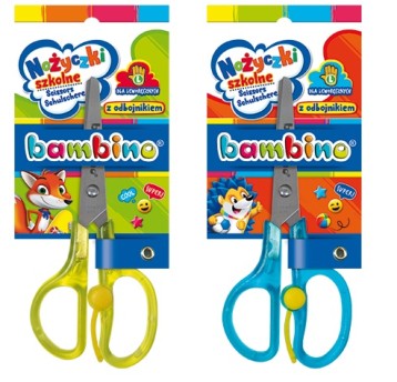 NOŻYCZKI SZKOLNE Z ODBOJ. DLA LEWOR. BAMBINO 2946