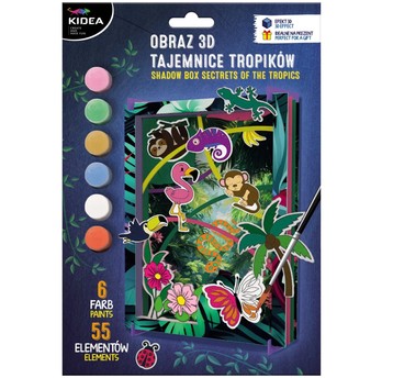 OBRAZ 3D TAJEMNICE TROPIKÓW KIDEA 8725