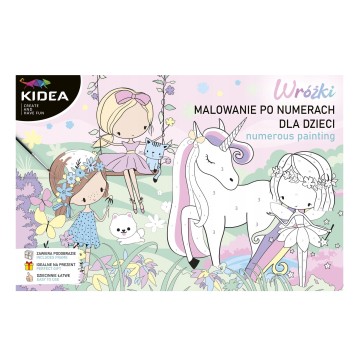 OBRAZ MALOWANIE PO NUMERACH - WRÓŻKI KIDEA 1805