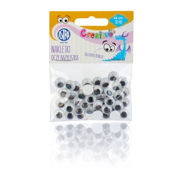 OCZY SAMOPRZYLEPNE 10MM OCZY BAZYLISZKA 7262