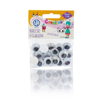 OCZY SAMOPRZYLEPNE 15MM OCZY ARLEKINA 7286 A'48