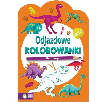 Odjazdowe kolorowanki. Dinozaury NW 9788382990041