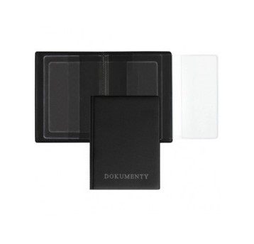 OKŁADKA NA DOKUM. DOW.REJEST. PREMIUM CZARNA 5386