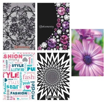 OKŁADKA NA DOKUMENTY DUŻA NADRUK MIX 0138 A'10