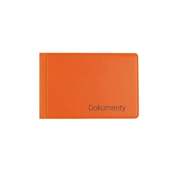 OKŁADKA NA DOKUMENTY MAŁE ORANGE A'10