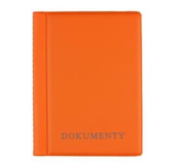 OKŁADKA NA DOKUMENTY MINI ORANGE 0308 A'6