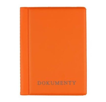 OKŁADKA NA DOKUMENTY MINI ORANGE 0308 A'6
