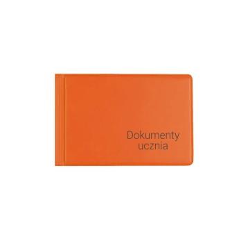 OKŁADKA NA DOKUMENTY UCZNIA MAŁE ORANGE A'6