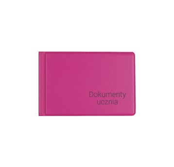 OKŁADKA NA DOKUMENTY UCZNIA MAŁE PINK A'6